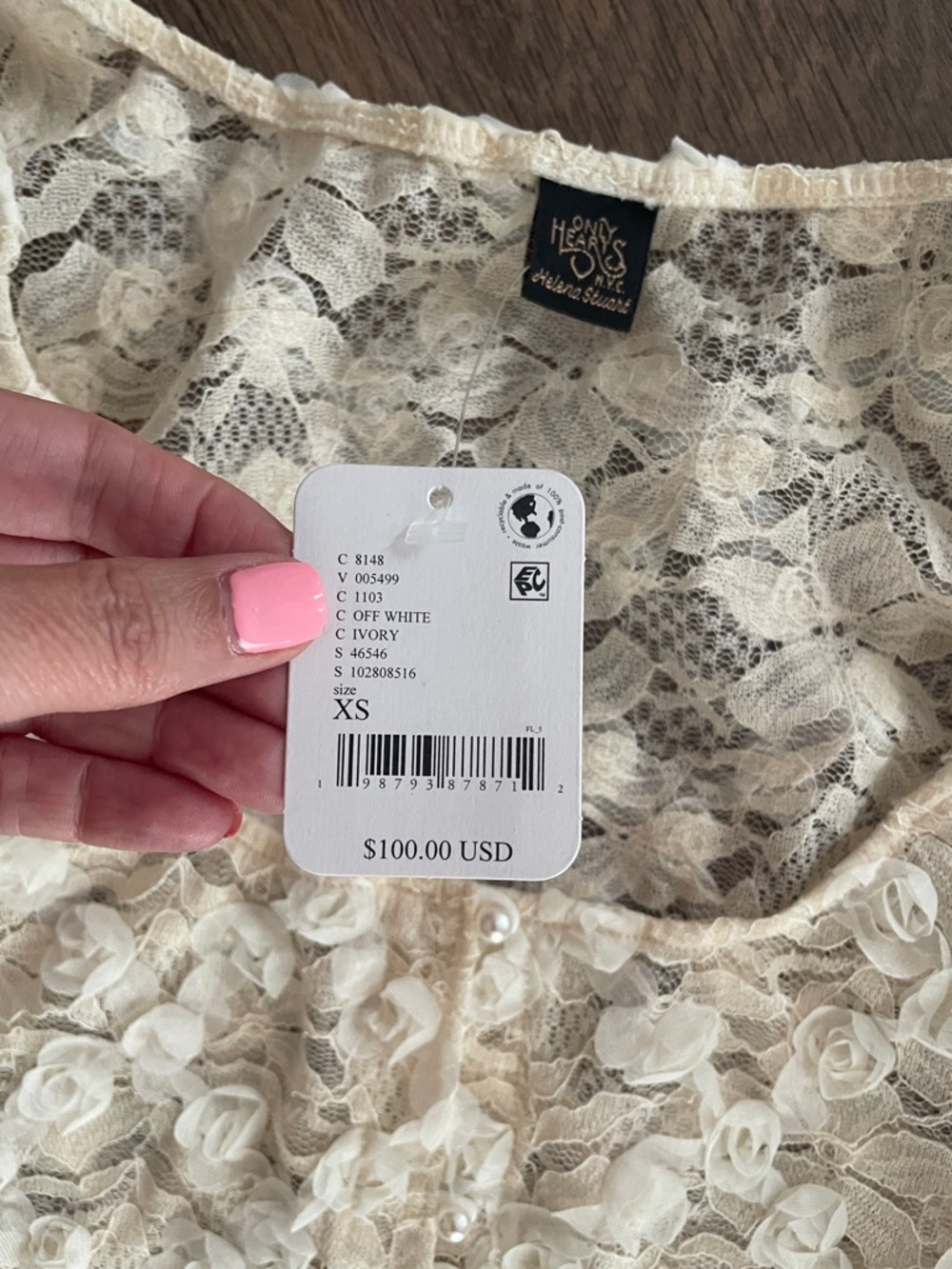 Free People x Only Hearts Roseland Vintage Cami- Size Small - Picture 4 of 8